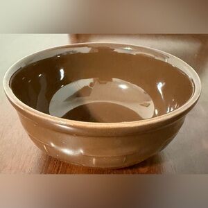 Longaberger Pottery Chocolate Brown 5 Inch Bowl